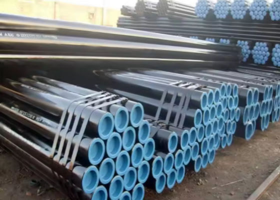 Jakość  Water Transport Steel Casing Pipe Threaded End Connection and Black Painting fabryka