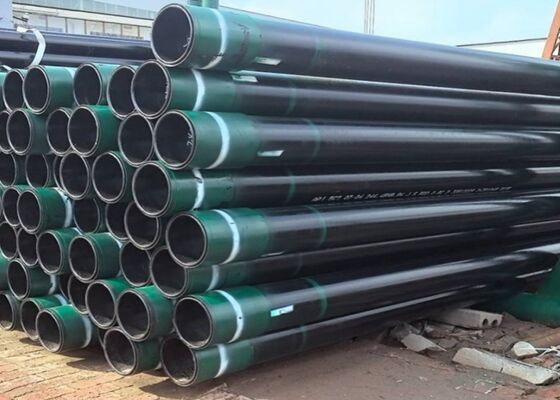 Jakość  API5CT N80 L80 P110 Steel Casing Pipe with 2.11mm-300mm Thickness for Water Transport fabryka