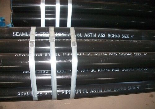 ASTM A53 Wyrób B Rurociąg stalowy ERW z czarnym malowaniem