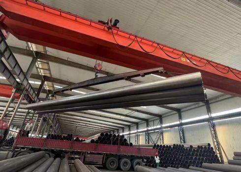 API 5L ERW Steel Pipe with Wall Thk 0.5-60 Mm and Low Alloy Steel for High Precision Applications