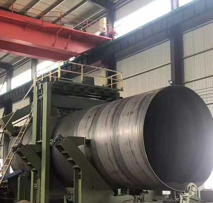 5mm-25.4mm Mill Test Certificate SSAW Steel Pipe For Heavy Machinery Equipment (Certyfikat badania młyńskiego)