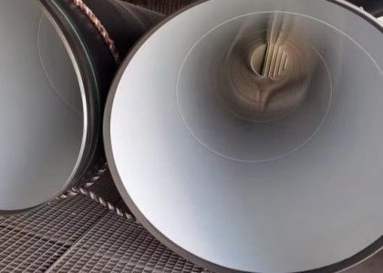 Q235 Rury stalowe SSAW powlekane 3PE do projektów budowy ropy naftowej