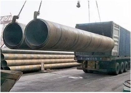 Czarnie pomalowane rury stalowe ze stali węglowej SSAW z ścianą 5 mm -25,4 mm