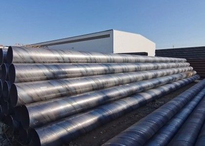 Spiralnie spawane rury stalowe duża średnica woda gaz olejowy 12m Długość certyfikowana ASTM