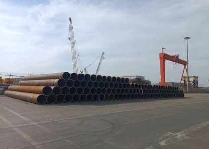 Spiralnie spawane rury stalowe duża średnica woda gaz olejowy 12m Długość certyfikowana ASTM