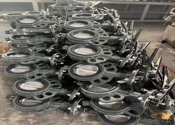 DIN Standard Bolted Bonnet Butterfly Valve z ręcznym działaniem dla rurociągów