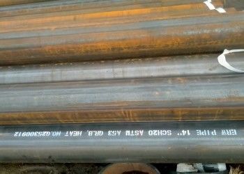 Customised 12M 6m ERW Steel Pipe Hot Rolled Welded Steel Pipe for Fluid and Gas Transport