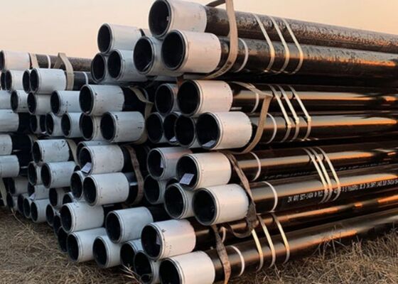 Rurka z osłony ze stali węglowej z końcami z nitkami męskimi/żeńskimi i grubością od 2,11 mm do 300 mm dla norm API5CT N80 L80 P110