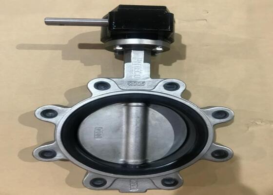 DIN Standard Bolted Bonnet Butterfly Valve z ręcznym działaniem dla rurociągów