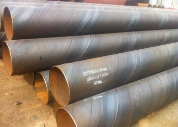 Standardowa rura stalowa SSAW GB o grubości ścianki od 5 mm do 25,4 mm i średnicy zewnętrznej od 219,1 mm do 2540 mm do zastosowań w budownictwie i produkcji