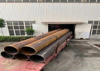Pipa Baja LSAW dengan API 5L GR C Baja Grade Diameter Luar 355,6mm-2320mm dan Ketebalan Dinding 5mm-50mm